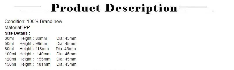 白色真空瓶尺寸