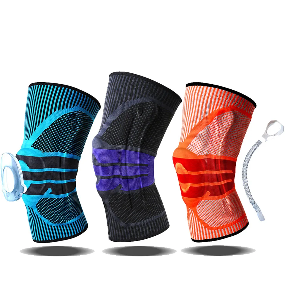 1PC Basketball Knee Pad Silicon Padded Elastic Kneepad Compression Sleeve Patella Brace Kneepad for Volleyball Support Protector