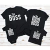 Funny Family Matching T-shirts Summer Cotton Matching Mom Dad and Kids Shirts Baby Bodysuits Family Picture Outfits Gift Clothes 1