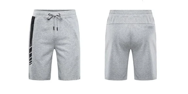 Light Grey Xiaomi Uleemark мужские спортивные шорты, хлопковые дышащие шорты для бега, фитнеса, досуга, Свободные тренировочные штаны, трусики из дышащей ткани - Цвет: Light Grey