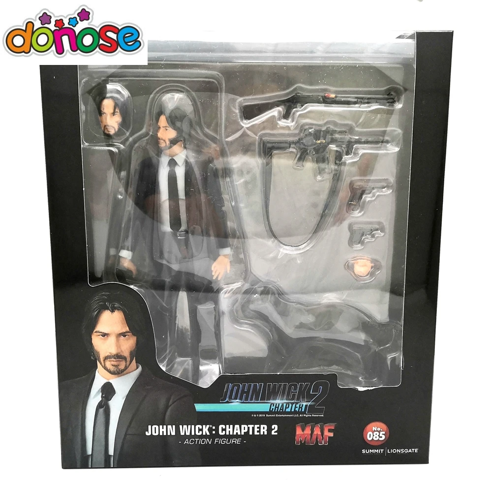 Фильм Джон фитиль рисунок Keanu Mafex 070/085 Джон фитиль фигурка Коллекционная модель игрушки для детей Рождественский подарок - Цвет: 085 WITH BOX