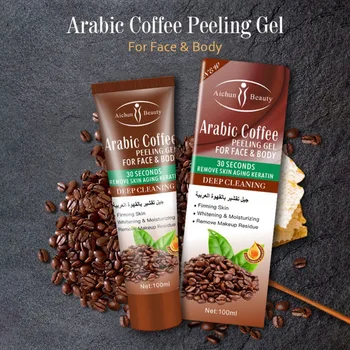 

Moisturizing Peeling Facial Cleanser Exfoliating Facial Whitening100g Brightening face Exfoliator Peeling Scrub Gel 2020