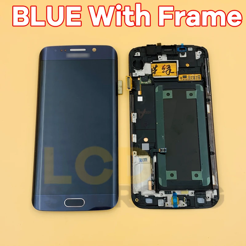 ЖК дисплей 5 1 'AMOLED для Samsung Galaxy S6 Edge G925 G925F G925A с сенсорным экраном и дигитайзером в