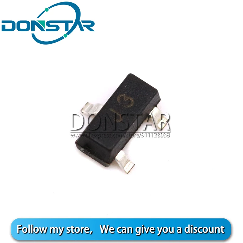 100 шт. S9013 SOT23 J3 MMBT9013 SOT-23 MMBT9013LT1G SMD Новый транзистор | Электронные компоненты и