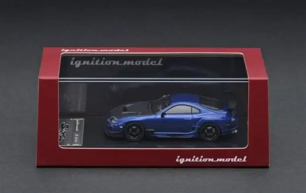 1:64 Toyota Supra JZA80 RZ Blue Alloy toy cars Metal Diecast Model Vehicles For Children Boys gift hot |