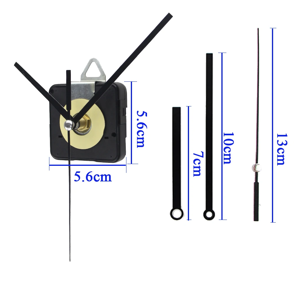 1 Набор DIY механизм часов Висячие черные кварцевые часы настенные часы механизм движения Запчасти Ремонт Замена необходимые инструменты