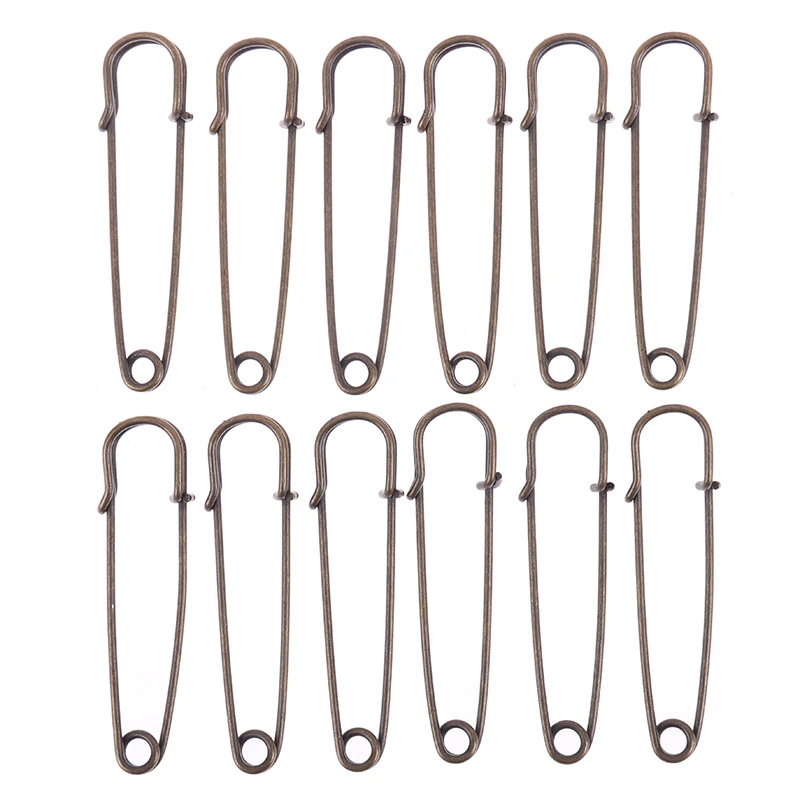 10 Pieces 5 Extra Large Safety Pins Big Stainless Steel Heavy Duty for  Quilting Upholstery Sewing Outdoor Laundry