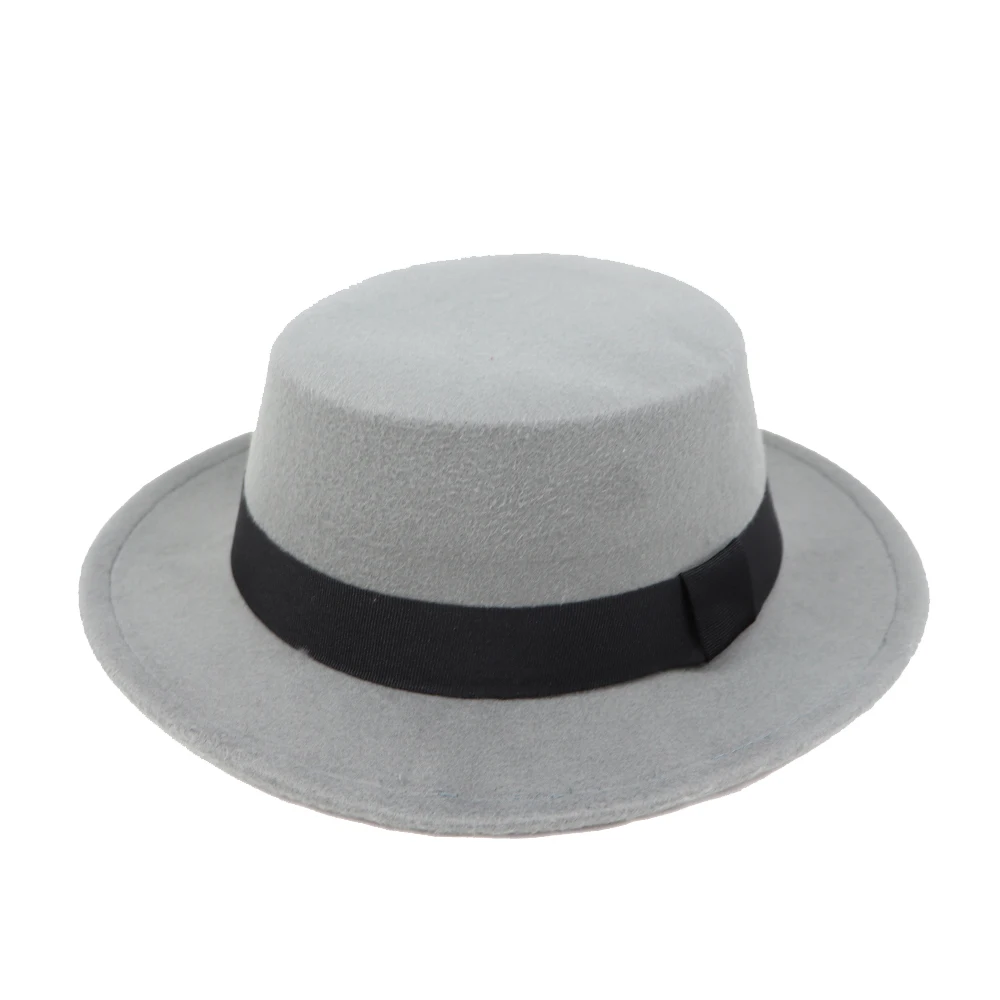 Winter Autumn Imitation Woolen Women Men Ladies Fedoras classic Jazz Hat European American Round Caps Bowler Hats Feminino Gorra