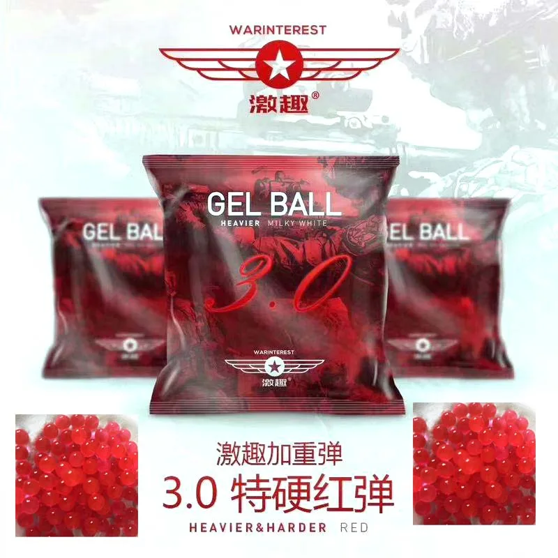 CODE X Gel Blaster 7 8 мм 3 0 красный закаленный гелевый шар аксессуары для Игрушечного
