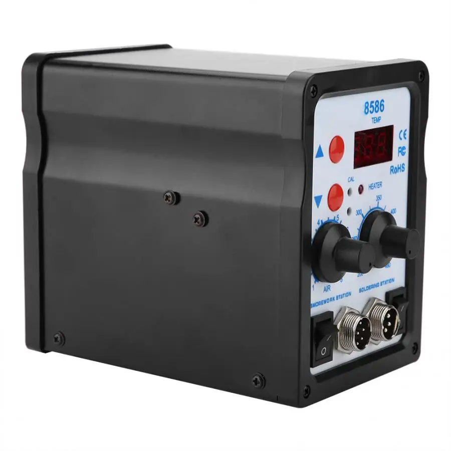 8586 2 в 1 SMD паяльная станция с горячим воздухом и паяльником для ремонта телефона
