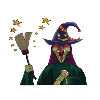 

Car Sticker Rear Vehicle Car Window Animated Moving Waving Wiper Blade Tag Decal Sticker & Hand - Halloween Car Decoration