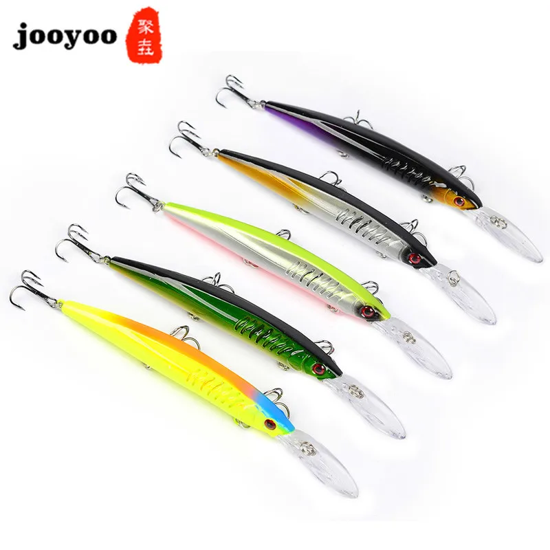 15.2cm 12.5g minnow fishing lures plastic baits hard lures bass crank baits 2# I