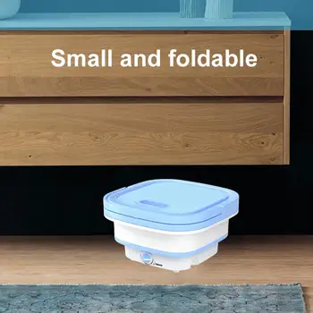 

2 In 1 400W Folding Portable Laundry Washing Machine Ultrasoni Semi-automatic Clothes Underwear Cleaning Machine For Home Travel