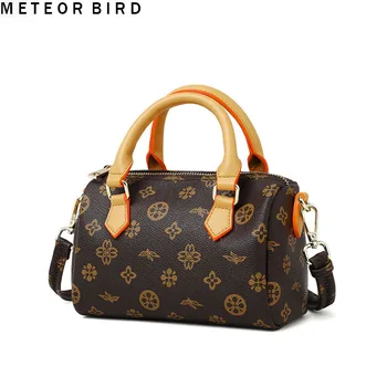 

ladies brown pattern handbags women small messenger bag shoulder leather crossbody bags for women