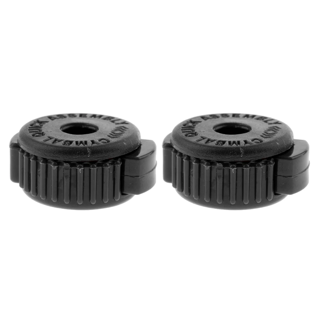 2pcs ABS Drum Set Cymbal Quick Assembly Mate Replacement Accessories 2pcs ABS Drum Set Cymbal Quick Assembly Mate Replacement Accessories