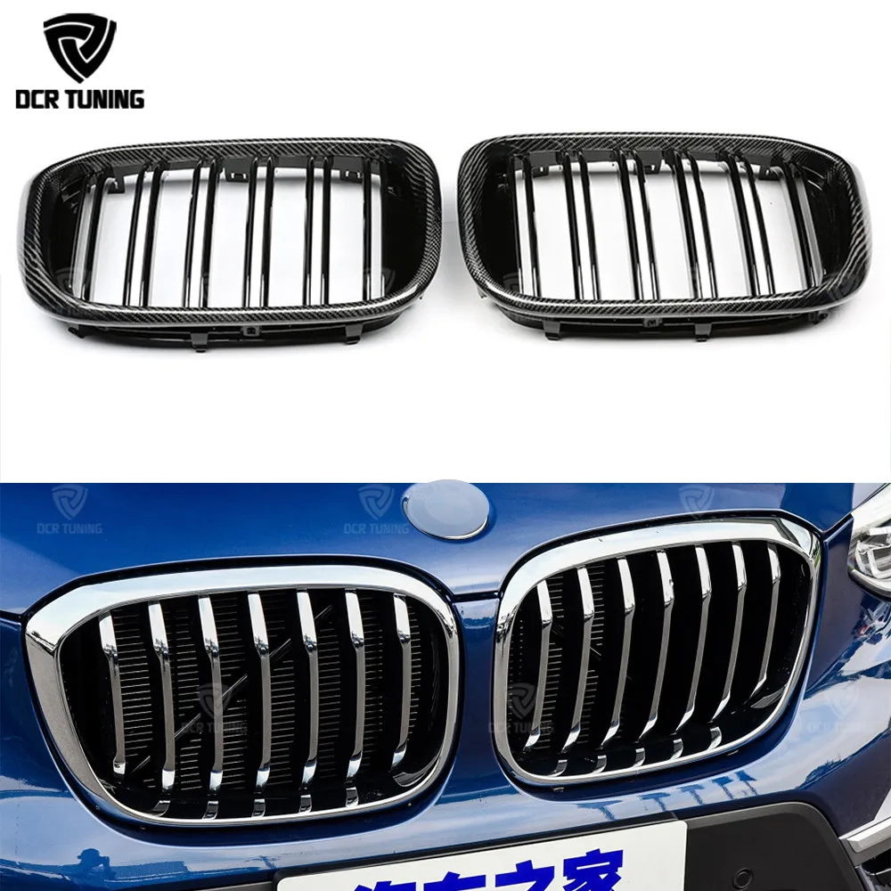 Riwesomey Rejillas Delanteras De Riñón Para Coche, Parrilla De Carreras Para E90 E91 3 Series 2008 2011 Doble Linea Doble Liston Estilo Vehiculos Repuestos Y Accesorios Mis