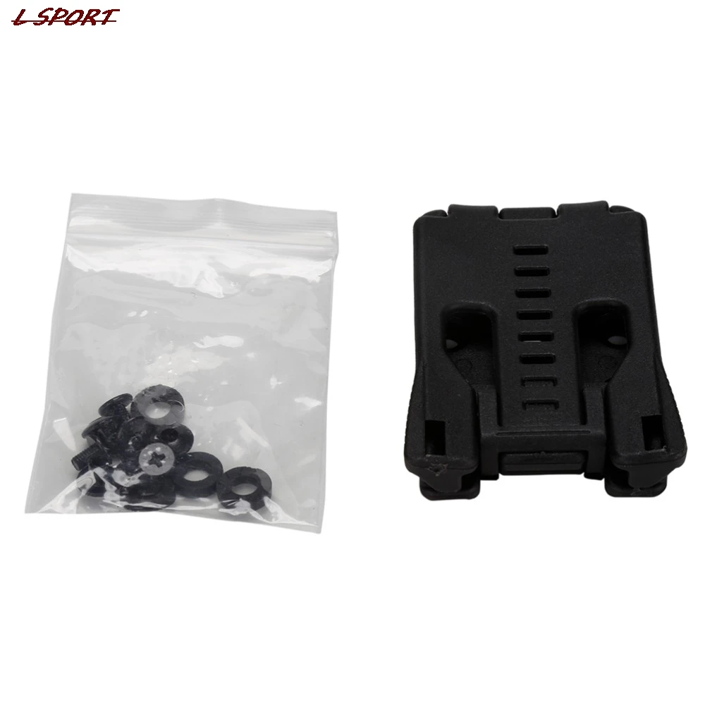 1PC Black Multifunction Waist Clip Back Clamp with K Sheath Scabbard Outdoor Plastic EDC Gear Tools Camping Hiking Travel Kits | Спорт и