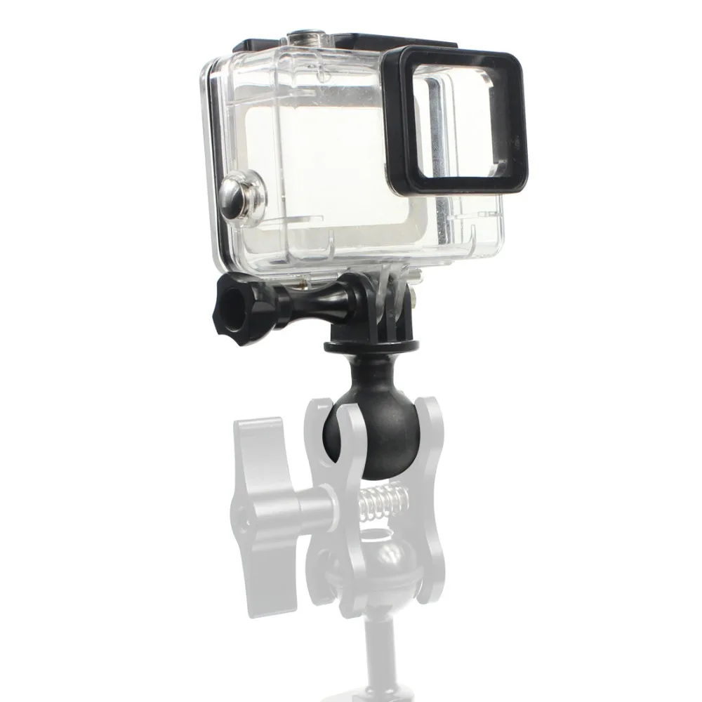 XT-XINTE камера 1 дюймов шаровая Головка штатив крепление база адаптер зажим вращение на 360 градусов для Gopro Hero SJcam YI eken экшн Спорт