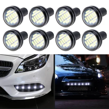 

1 Pcs White DC 12V Eagle Eye LED Light 4014 12SMD 23MM Daytime Running DRL Backup Light Car Auto Lamp Signal Light Accessories