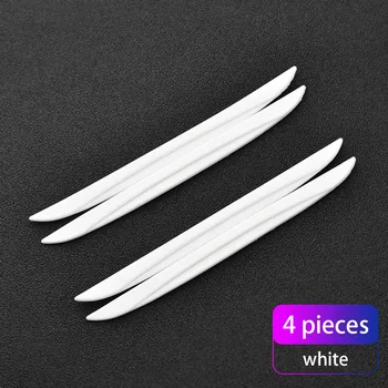 

4PCS Car Sticker Universal Scrape Guard Bumper Guards Car Door Edge Protector Rearview Mirror Protection Sticker Protector Strip