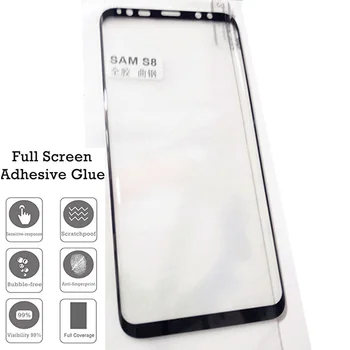 

50pcs Full Glue Curved Cover Tempered Glass for Samsung Galaxy Note 10 Plus Note 9 8 Screen Protector for Samsung S10 S9 S8 Plus