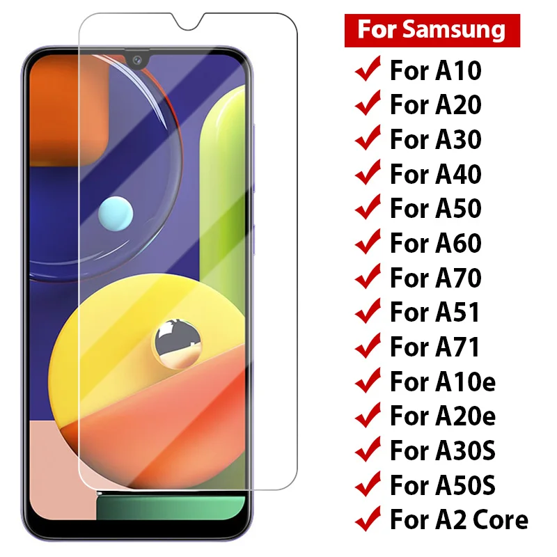 9H для защиты от царапин защитная пленка экрана Samsung A51 A71 A50 A60 A30S A50S из закаленного
