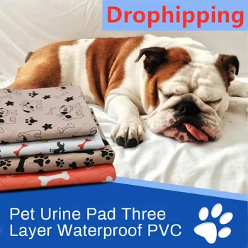

Waterproof Pet Pee Pads Mat Dog Bed For Dog Urine Pads Puppy Pee Pad Reusable Cooling Mat Pet Dog Diaper Urine Pads
