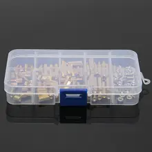 120 шт M3 мужской женский латунный гайка ассортимент противостояние разделитель печатной платы шестигранные винты