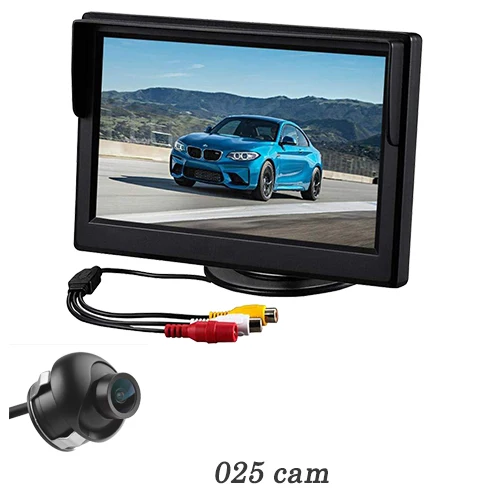 Автомобильный монитор 5 дюймов TFT lcd задний вид автомобиля резервная камера IR универсальное зеркало помощь при парковке Для Chevrolet: Cruze/Epica - Цвет: 025 cam
