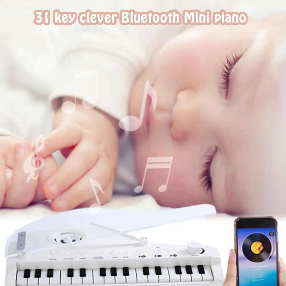 Детское фортепиано клавиатура 31 ключ многофункциональная Bluetooth игрушка