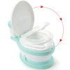3 in 1 Kids Toddler Potty Toilet Training Seat Step Stool with Splash Guard 2