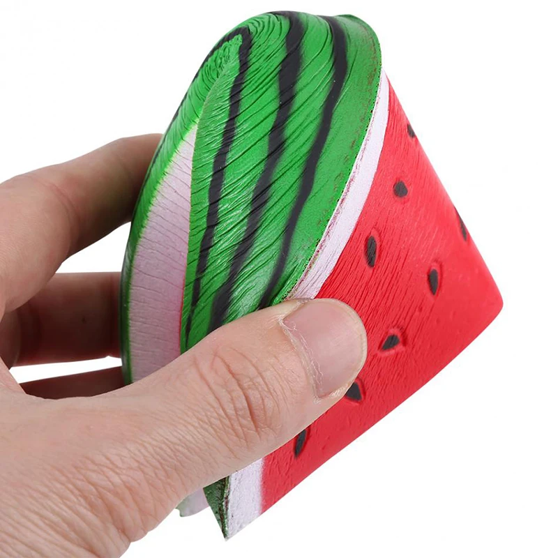Jumbo Kawaii Big  Watermelon Squishy Simulated Fruit Slow Rising Bread Scented Squeeze Toy Stress Relief for Kid Xmas Gift