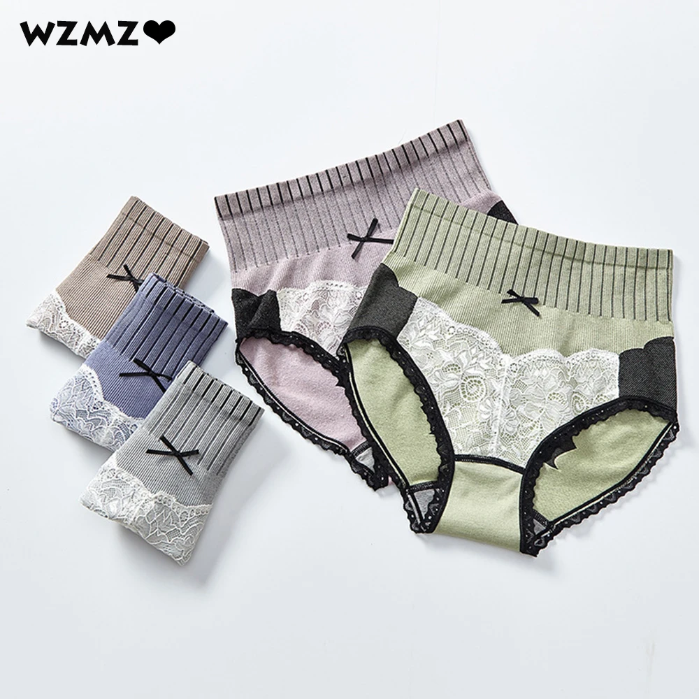 

Seamless High Waist Body Shaper Women Lace Tummy Control Panties Butt Lifter Shapewear Graphene Cotton Crotch Slimming Underwear