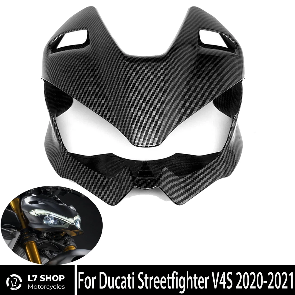 

Motorcycle Front Headlight Cover Head Cover Suitable For Ducati Street Fighter V4 S 2020 2021 2022