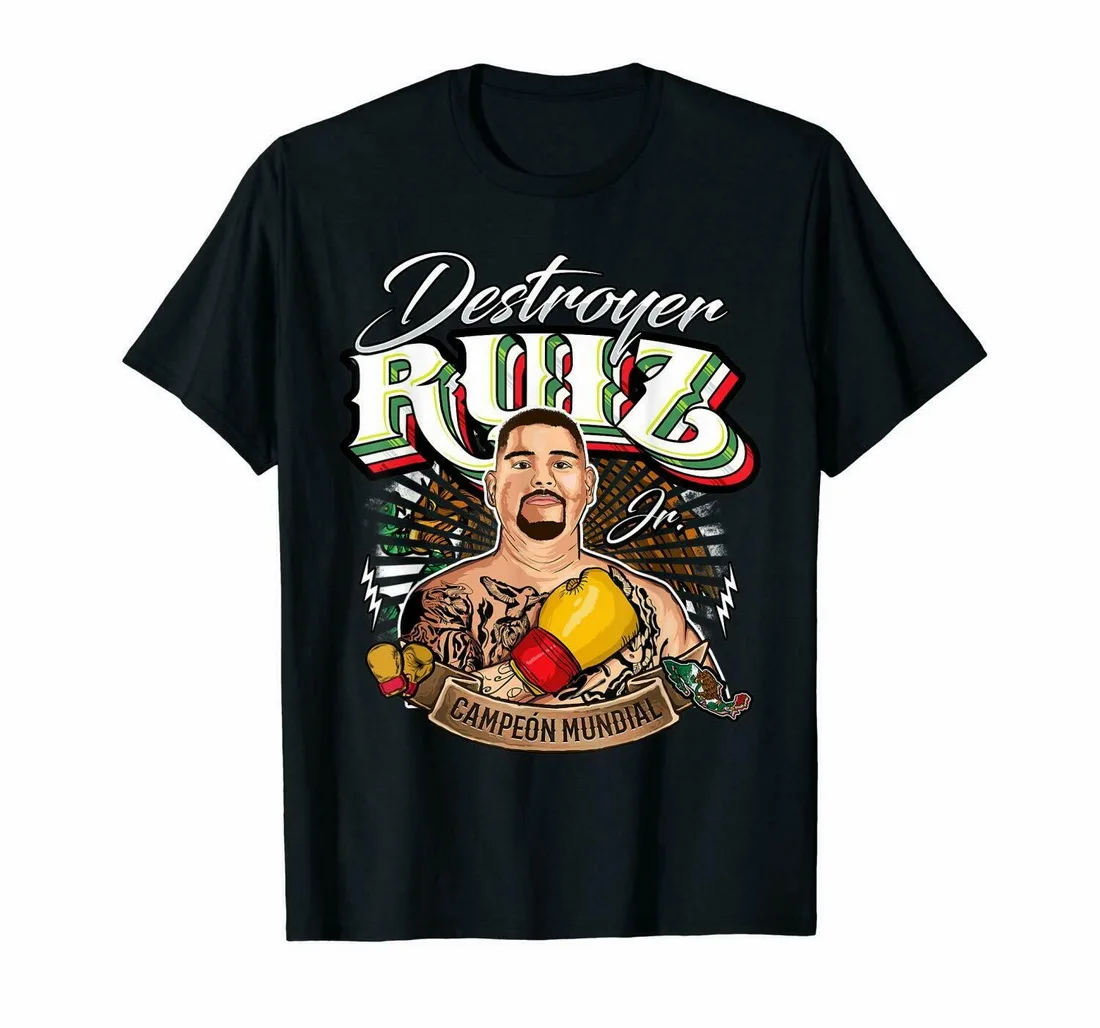Andy Ruiz Jr. Box Mexicano топы футболки Новые забавные хлопковые |