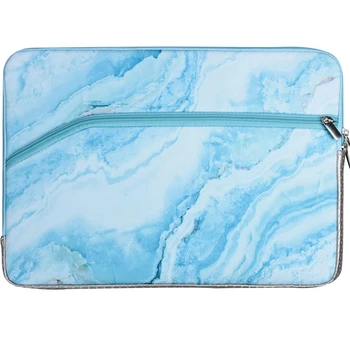 

Notebook Laptop Bag Soft Sleeves Neoprene Storage Tablet Office Shockproof Cover Marbling Portable Protective For MacBook