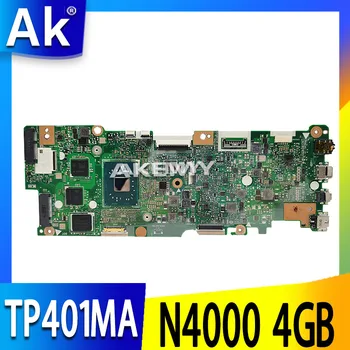 

For Asus Vivobook Flip TP401MA TP401M Motherboard N4000 4GB RAM not with SSD