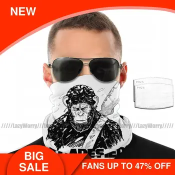 

Planet Apes Mouth Face Mask Caesar Apes Together Strong Facial Mask for Adult with Filters Fashion Cool Mask