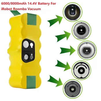 

6000/8000mAh Li-ion Battery for iRobot Roomba 500 600 700 800 900 Series Vacuum Cleaner iRobot roomba 600 620 650 700 770 780