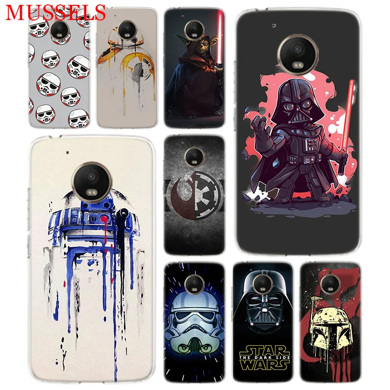

Star Wars Darth Vader Yoda TPU Phone Case For Motorola Moto G7 G6 G5S G5 E4 Plus G4 E5 Play Gift Pattern Coque Cover Shell
