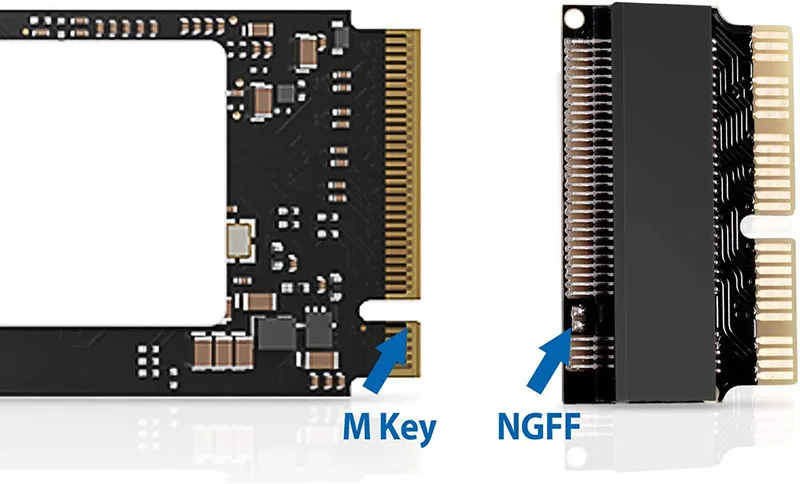 M key M.2 PCI e NVMe SSD Adapter Card for MACBOOK Air Pro A1398 A1502 M key M.2 PCI e NVMe SSD Adapter Card for MACBOOK Air Pro A1398 A1502