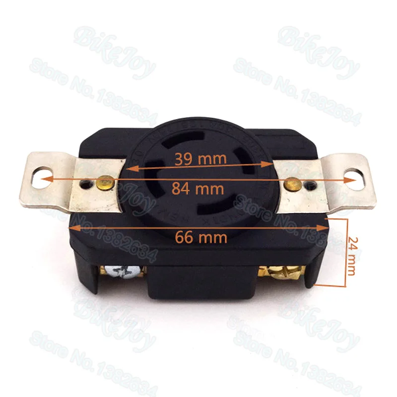 Поворотный замок генератора 20A 125/250V NEMA L14-20R UL