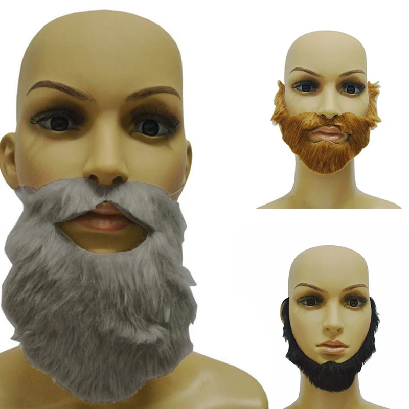 

Fancy Dress Costume Party Halloween Costumes Fake Mustache Funny Beards Whisker festival Supplies SDF-SHIP