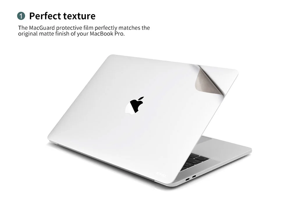 JCPAL MacGuard полная защитная пленка Набор для MacBook Pro 1" с сенсорной панелью 5в1 кожа полное тело Высокое качество протектор
