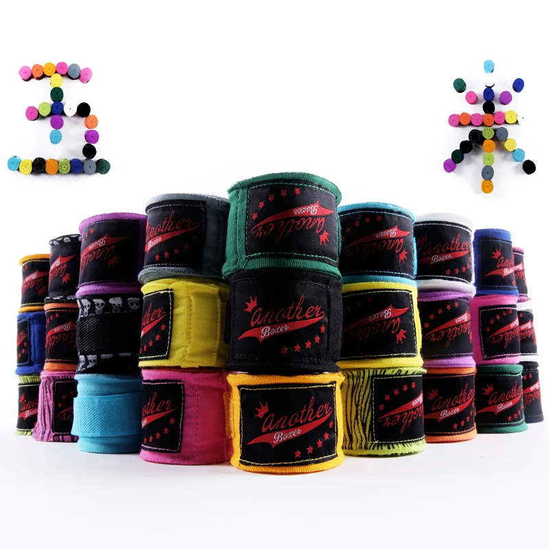 2pcs/pack 5m Length 5cm Width Boxing Hand Wraps Mma Muay Thai Kick
