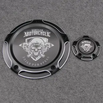 

CNC Aluminum Motorcycle Derby Timer Timing Cover For Harley Touring Dyna Softail Road King