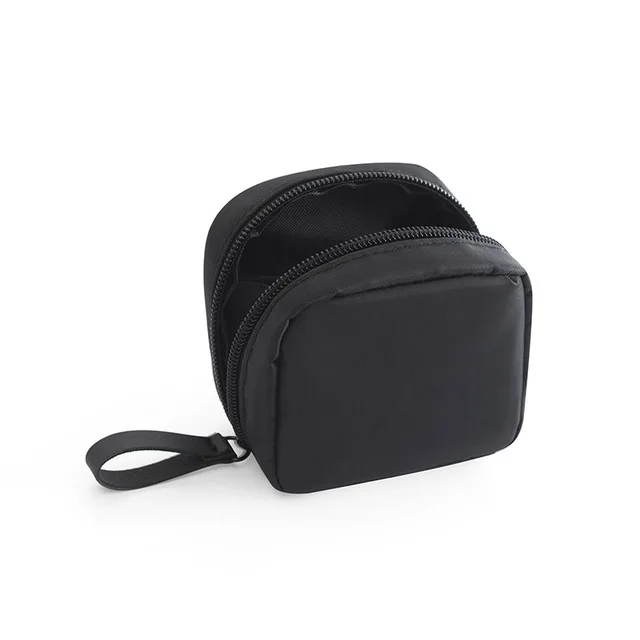 Black Small Мини-косметичка для женщин портативный для мобильного телефона и помады хранения косметики сумки Дорожная сумка для покупок коробка для салфеток - Цвет: Black Small