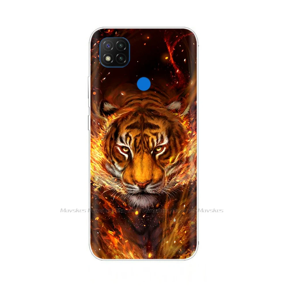 Ốp Lưng Cho Xiaomi Redmi 9C NFC Ốp Lưng Điện Thoại Điện Thoại Trường Hợp Cho Redmi 9C NFC Redmi9C 9 C NFC ốp Lưng Mềm Quỹ Ốp Lưng Coque xiaomi leather case handle Cases For Xiaomi