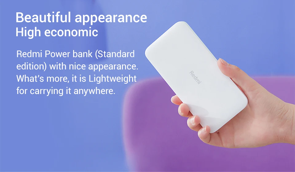 Xiaomi Redmi Power Bank 10000mAh USB Type C Mi Powerbank  Fast Charger Portable Charging Coverbank External Battery power bank 10000mah