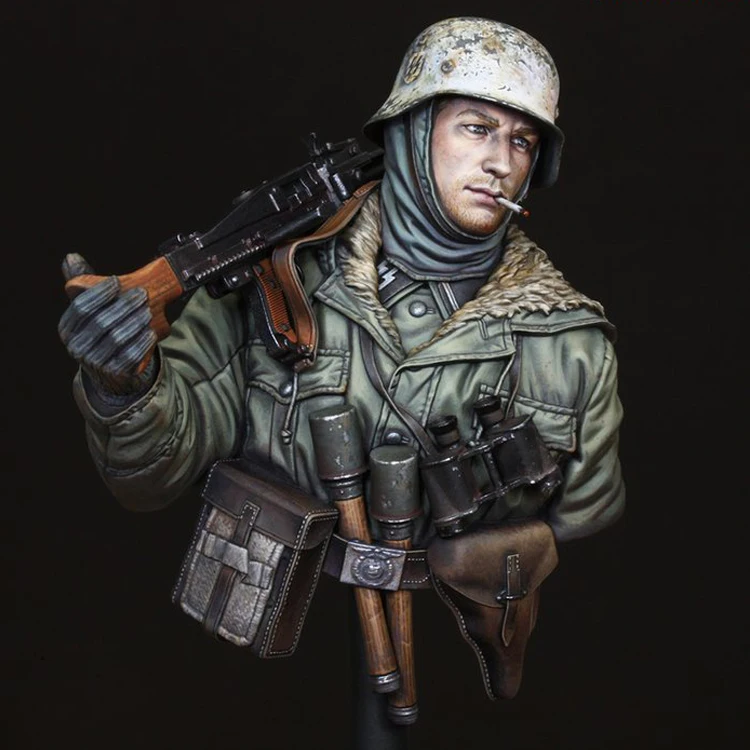 Модель из смолы GK модель MG42 Gunner подразделение Totenkopf Харьков 1/10 военная тема